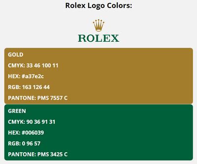 verde logo rolex|rolex logo color code.